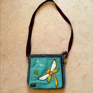 Dragonfly Pattern Chala Handbag